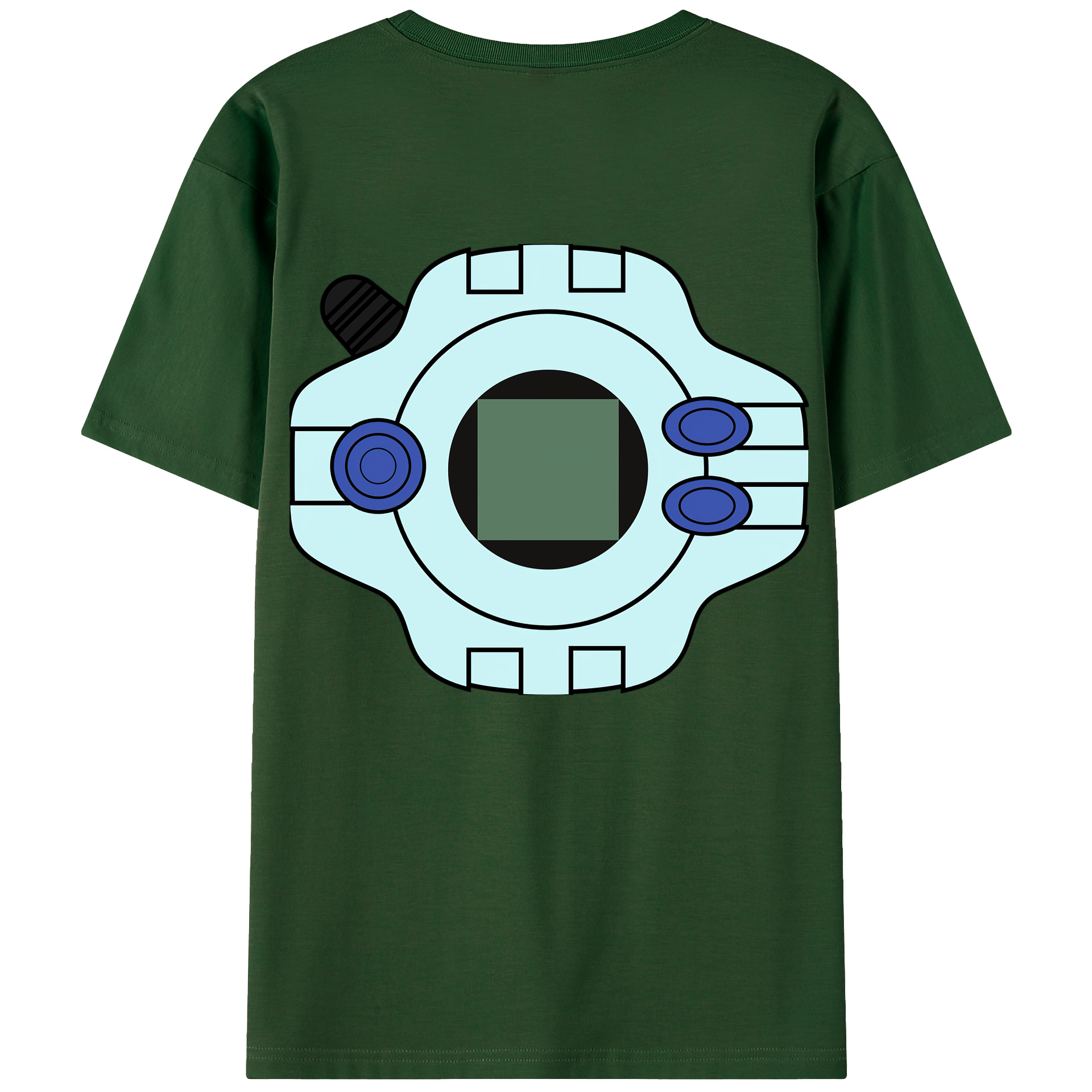 （画像用） Digimon デジタルモンスター/デジモン 綿100％半袖Tシャツ（背面プリント）